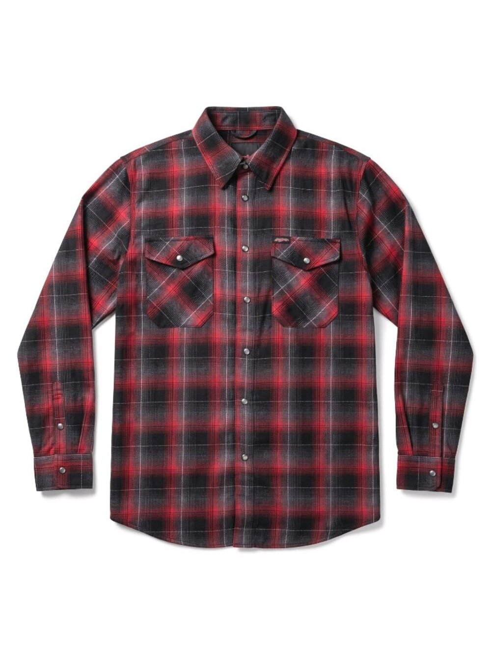 Dixxon Flannel Co Shirt Barrett Jackson 2025 Size 2X Red Black Pearl Snap XXL